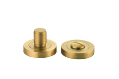 Privacy Turn Berlin Concealed Fix Round Brushed Brass D52xP35mm