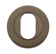 Escutcheon Oval Round Pair Signature Brass