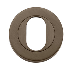 Escutcheon Oval Round Pair Signature Brass D52xP10mm