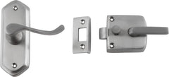 Screen Door Latch Right Hand External Satin Chrome