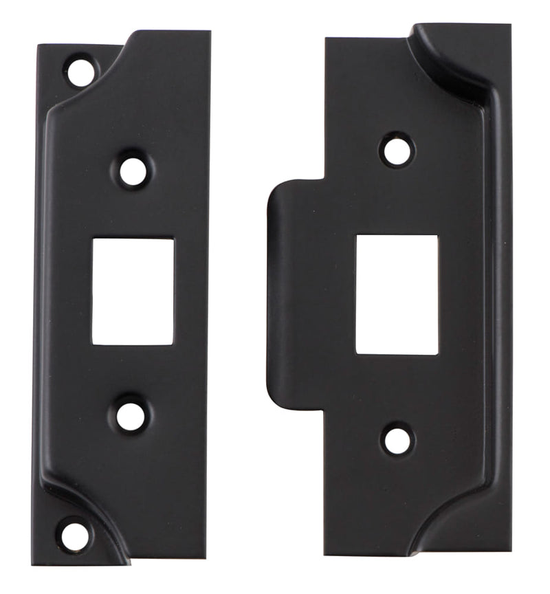 Rebate Kit to Suit Split Cam Tube Latch Matt Black H95xW38mm