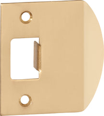 Extended Striker For Tube Latch Universal 'D' Polished Brass H56xW53mm