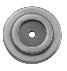 Backplate For Domed Cupboard Knob Iron Polished Metal 25mm