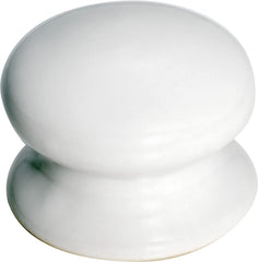Cupboard Knob White Porcelain Round 50mm