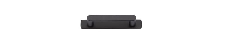 Cabinet Pull Osaka With Backplate Matt Black 96mm