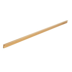 Momo Angle Pull Handle 640mm Brushed Dark Brass