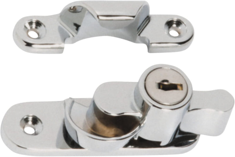 Sash Fastener Locking Zinc Alloy Satin Chrome