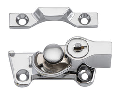 Sash Fastener Locking Wide Base Zinc Alloy Chrome Plated