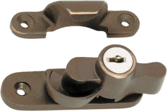 Sash Fastener Locking Zinc Alloy Antique Brass
