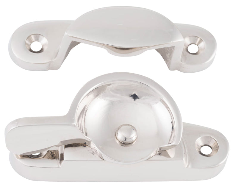 Sash Fastener Narrow Polished Nickel