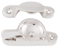 Sash Fastener Narrow Polished Nickel