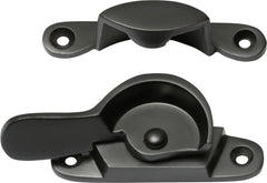 Sash Fastener Narrow Matt Black
