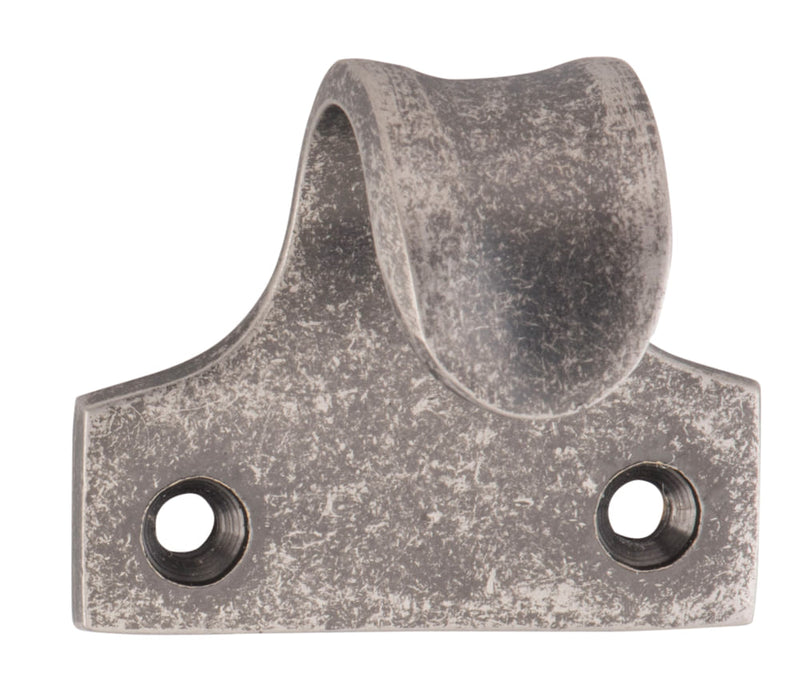 Sash Lift Dished Rumbled Nickel