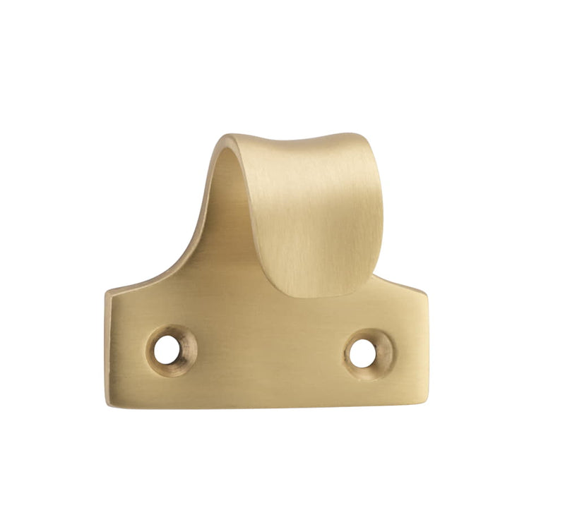 Sash Lift Dished Satin Brass