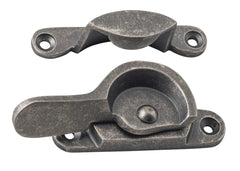 Sash Fastener Narrow Rumbled Nickel