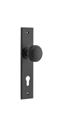 Door Knob Paddington Chamfered Euro Matt Black