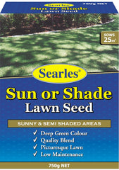 Sun or Shade Lawn Seed 750g