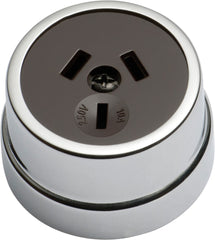 Socket Traditional Brown Mechanism Chrome Plated