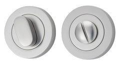 Privacy Turn Oval Concealed Fix Round Satin Nickel D52xP23mm