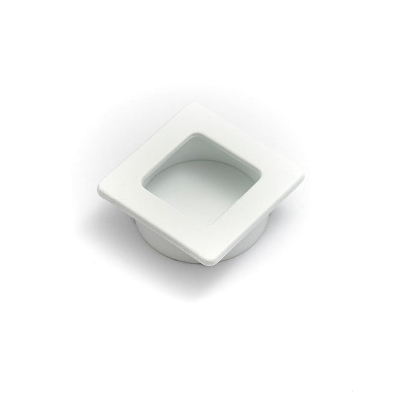 FLUSH 39MM SQUARE FLUSH PULL MATT WHITE
