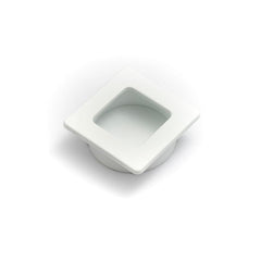 FLUSH 39MM SQUARE FLUSH PULL MATT WHITE