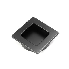 FLUSH 50MM SQUARE FLUSH PULL MATT BLACK