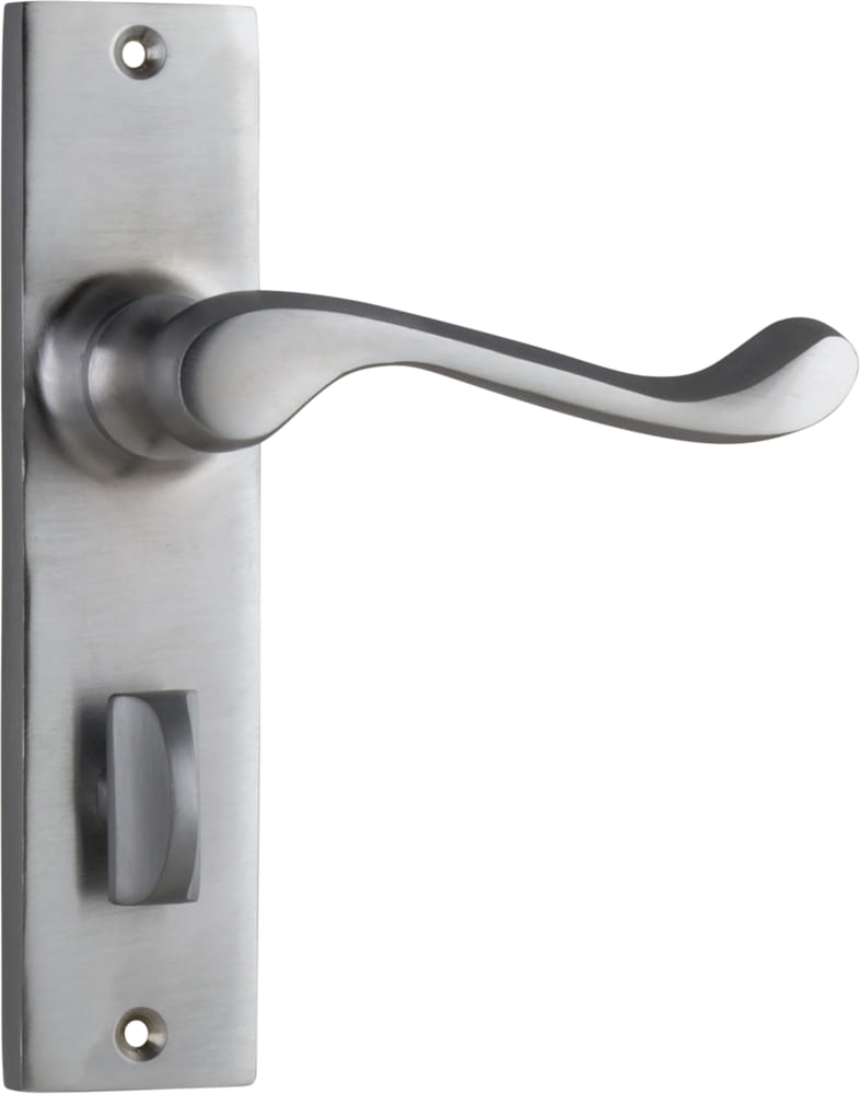 Door Lever Fremantle Privacy Pair Satin Chrome