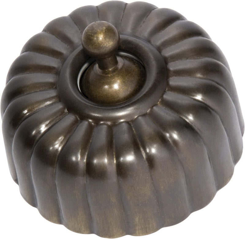 Switch Fluted Antique Brass