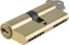 ** N/A - Limited Stock** Euro Cylinder Key Key 6 Pin Polished Brass 70mm