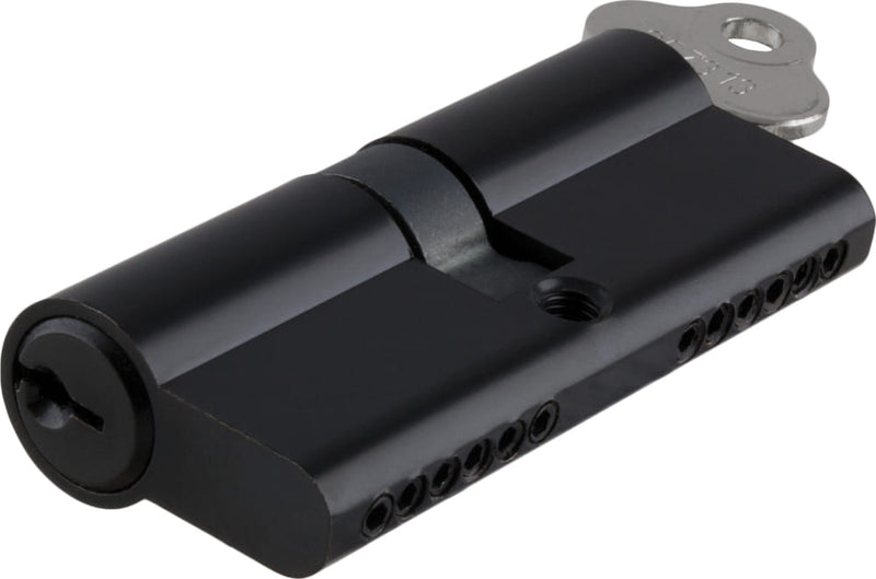 ** N/A - Limited Stock** Euro Cylinder Key Key 6 Pin Matt Black 70mm
