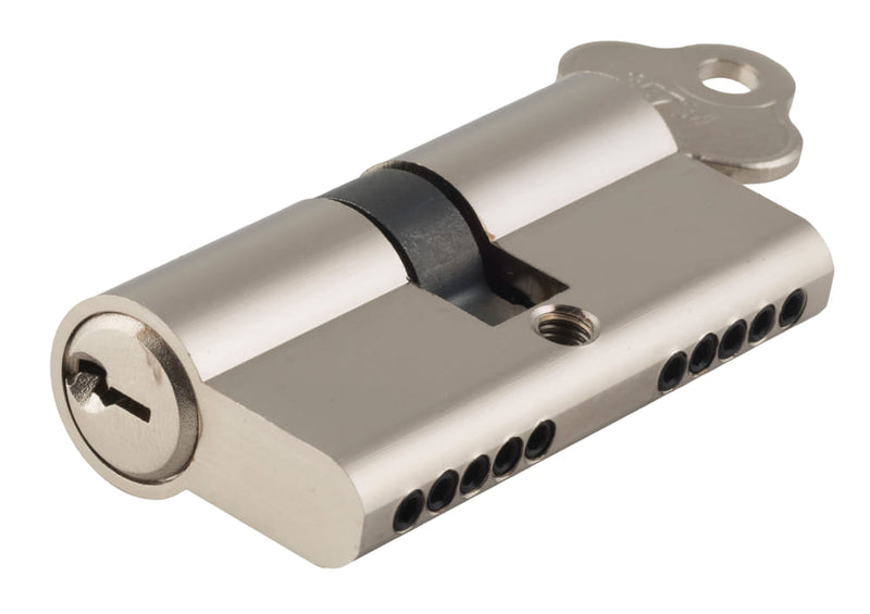 ** N/A - Limited Stock** Euro Cylinder Key Key 5 Pin Satin Nickel 60mm