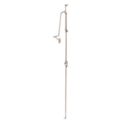Fanlight Window Operator Antique Brass Unlacquered