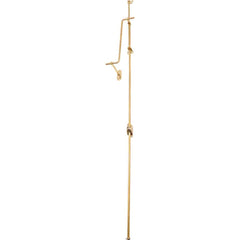 Fanlight Window Operator Polished Brass Unlacquered