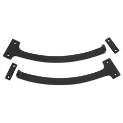 Fanlight Stop Pair Matt Black