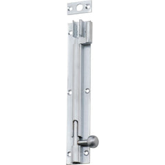 Barrel Bolt Offset Satin Chrome 150mm