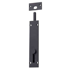 Barrel Bolt Reverse Matt Black 150mm