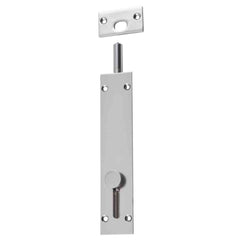 Barrel Bolt Reverse Satin Nickel 150mm