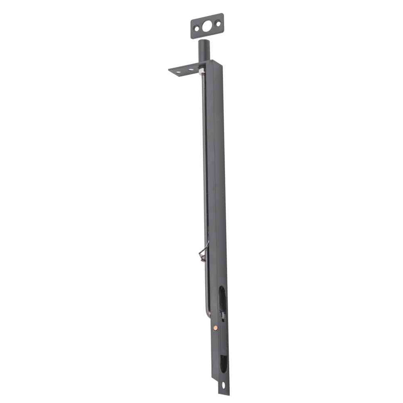 Flush Bolt Matt Black H300xW19mm