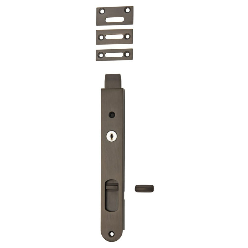 Flush Bolt Locking Signature Brass 200mm