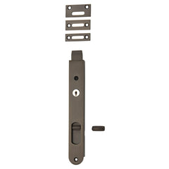 Flush Bolt Locking Signature Brass 200mm