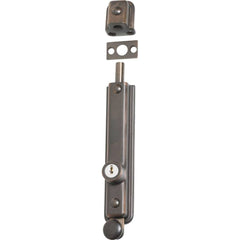 Surface Bolt Locking Zinc Alloy Antique Brass H150xW32xP35mm