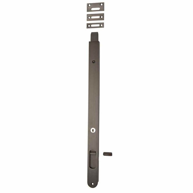 Flush Bolt Locking Signature Brass 400mm