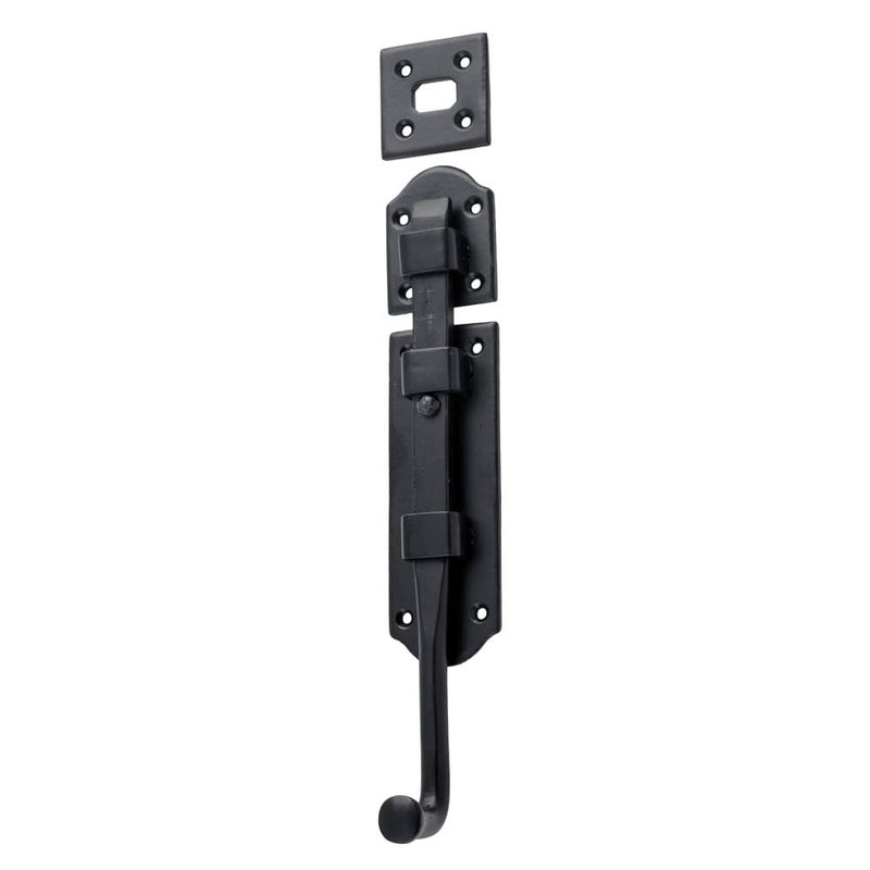 Tower Bolt Iron Matt Black H175xW40mm