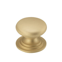 Cupboard Knob Sarlat Brushed Brass 32mm