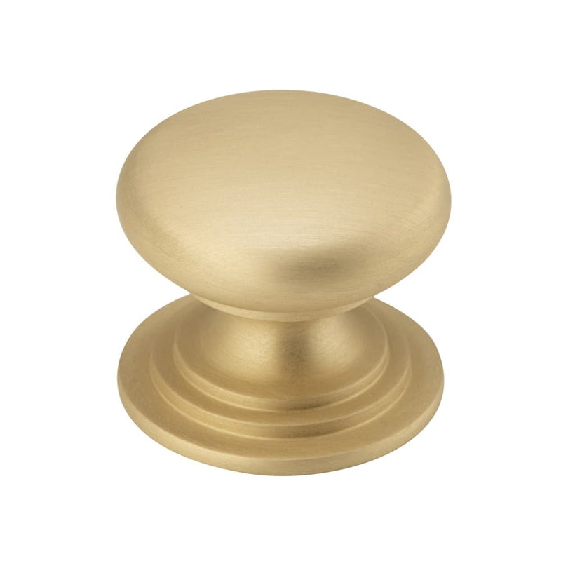 Cupboard Knob Sarlat Brushed Brass 38mm