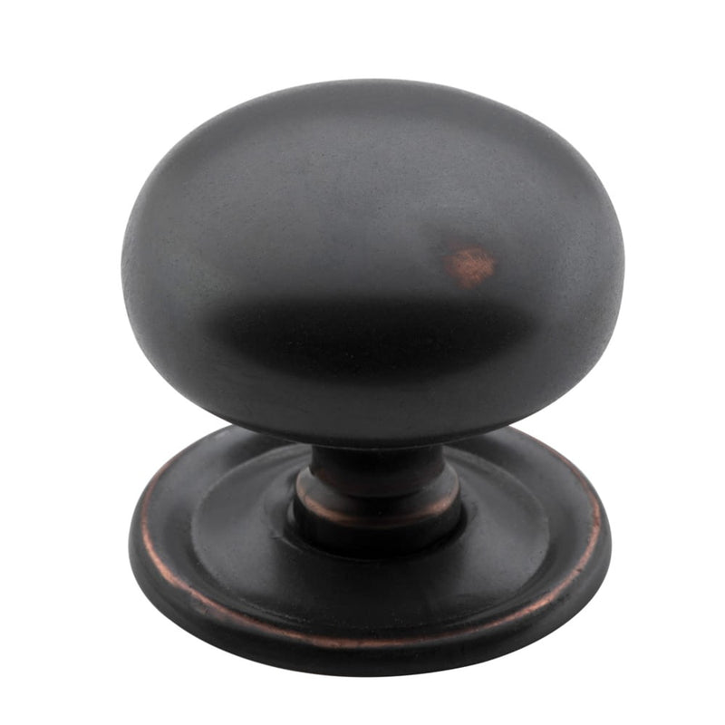 Cupboard Knob Sheet Brass Antique Copper 38mm