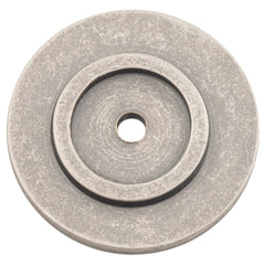 Backplate For Domed Cupboard Knob Rumbled Nickel 25mm