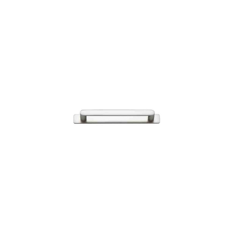 Cabinet Pull Osaka With Backplate Satin Nickel 160mm