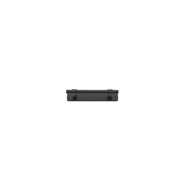 Cabinet Pull Helsinki With Backplate Matt Black 96mm