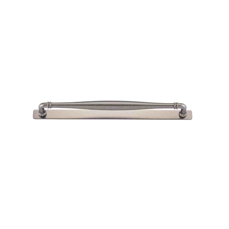 Cabinet Pull Sarlat With Backplate With Backplate Distressed Nickel 320mm